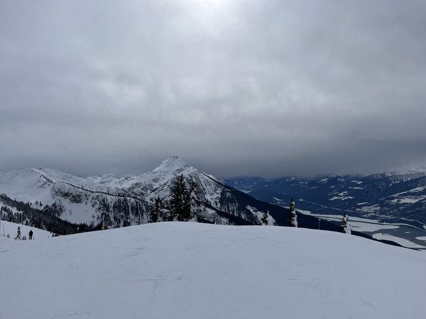 Altostratus clouds in Revelstoke, British Columbia