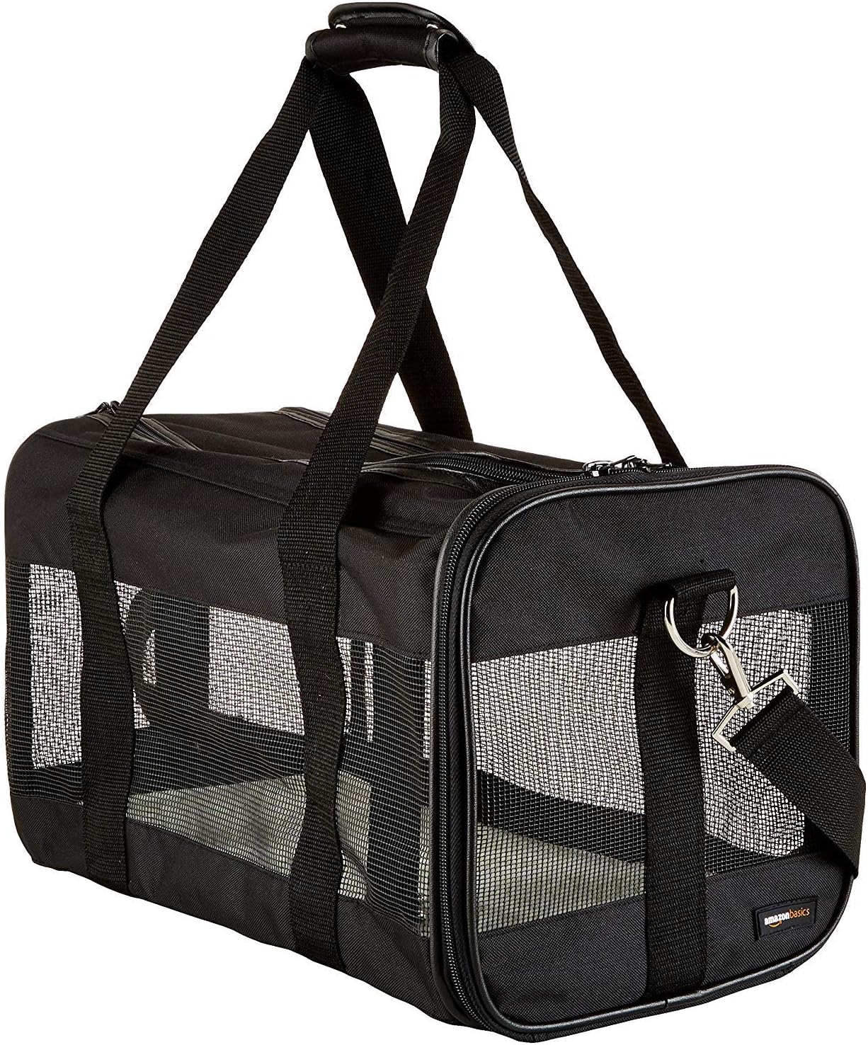 Amazon Basics Soft-Sided Mesh Pet Travel Carrier