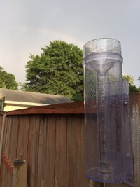 analog rain gauge