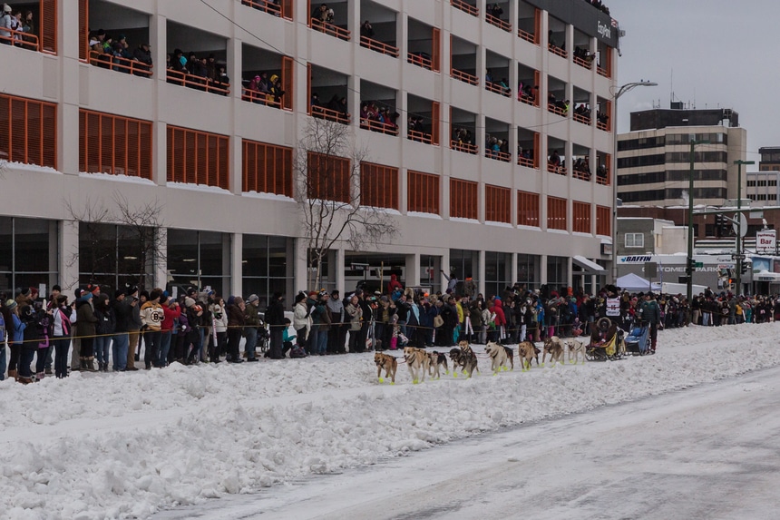 2018 Iditarod in Anchorage, Alaska