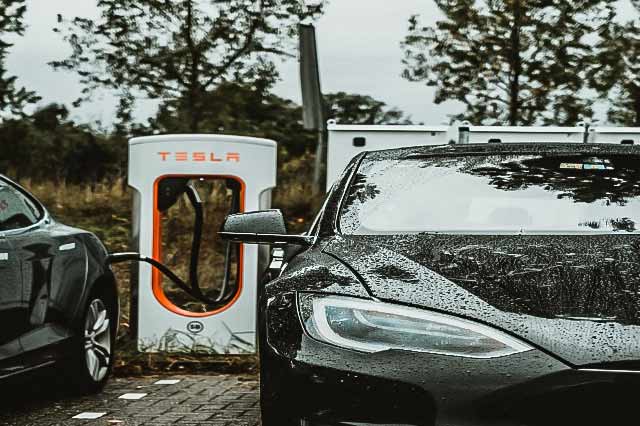 Charging a Tesla