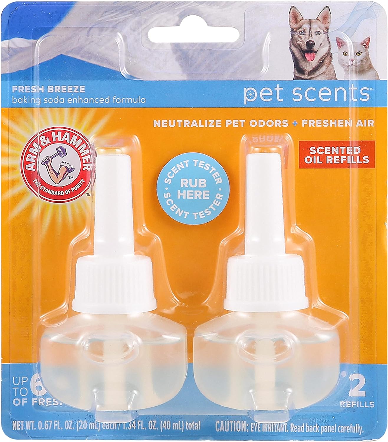 Arm & Hammer For Pets Scents Plug-in Scented Oil Refills