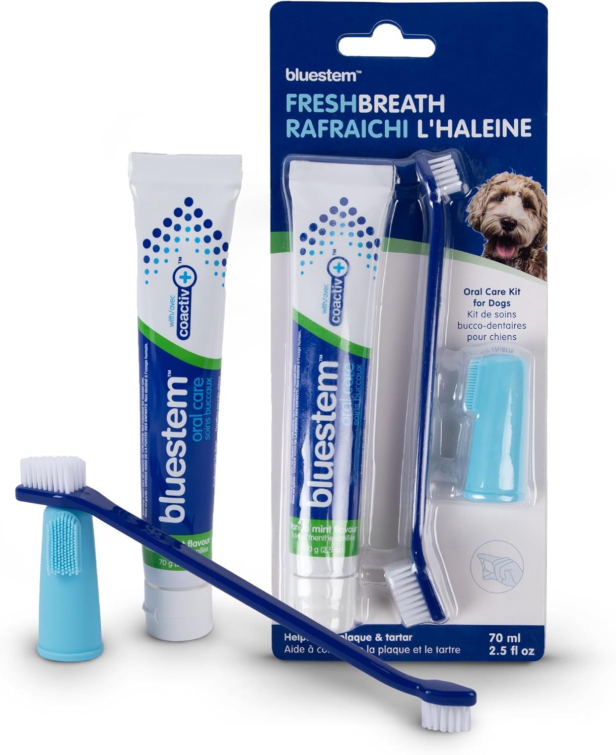 Bluestem Dog Tooth Brushing Kit