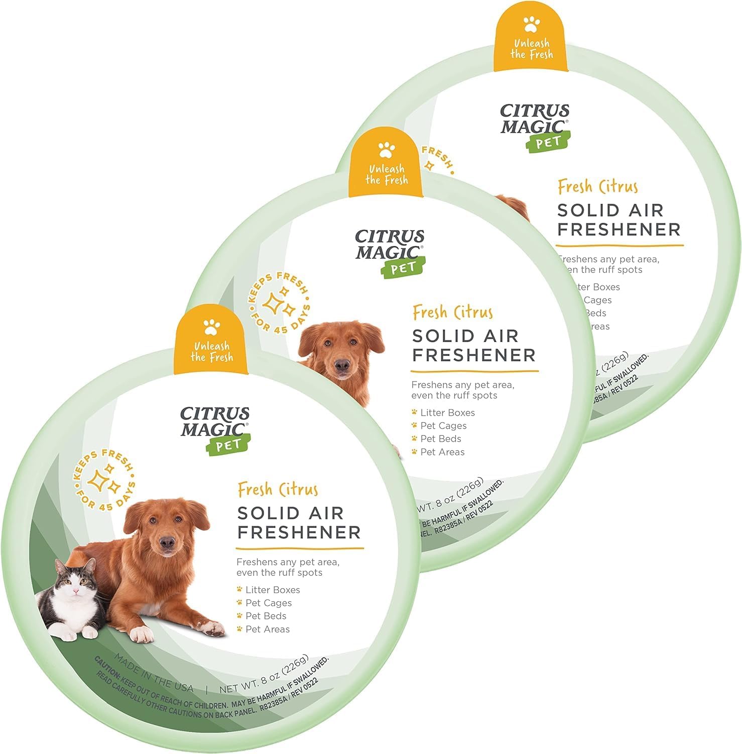 Citrus Magic Pet Odor Absorbing Solid Air Freshener