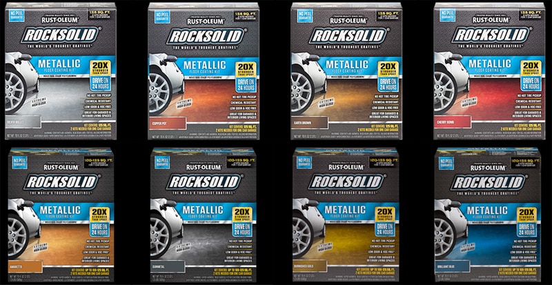 Rust-Oleum RockSolid Metallic Colors