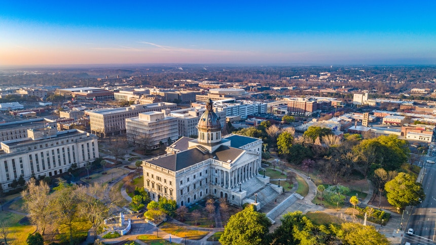 Downtown Columbia, South Carolina