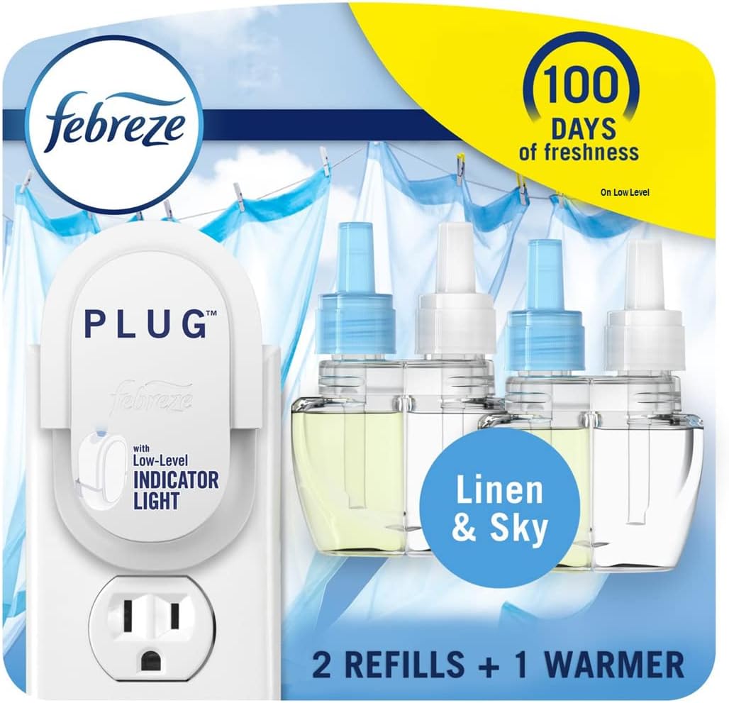 Febreze Plug In Air Fresheners, Linen & Sky Scent