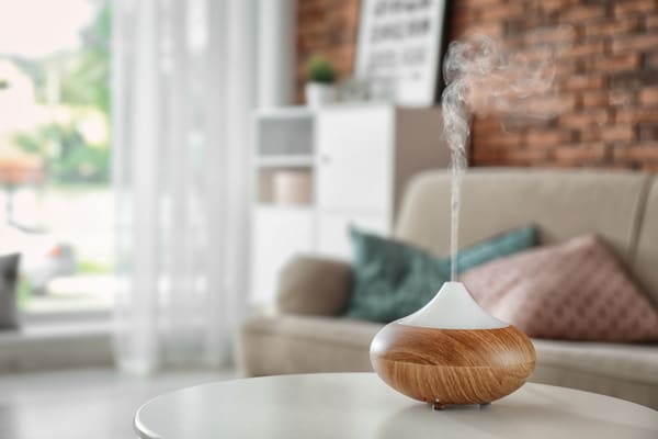 Diffuser in a living room