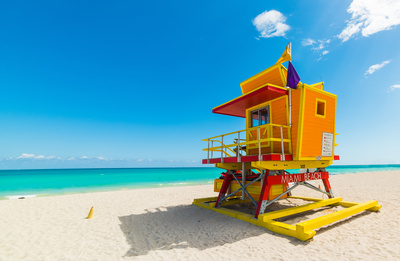 Miami Beach lifeguard tower