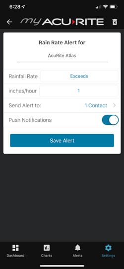 My AcuRite alerts