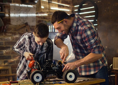 Repairing remote control car