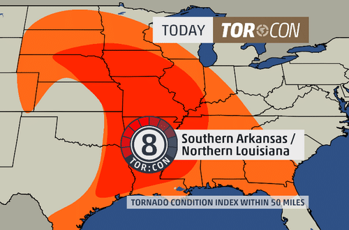 TORCON Index from The Weather Channel