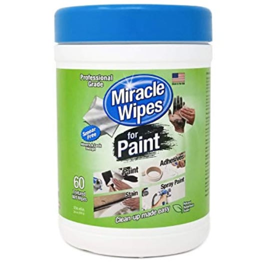 MiracleWipes for Paint Cleanup - All Purpose Cleaner, Brushes, Wet Paint, Caulking, Hands, Epoxy, Acrylic