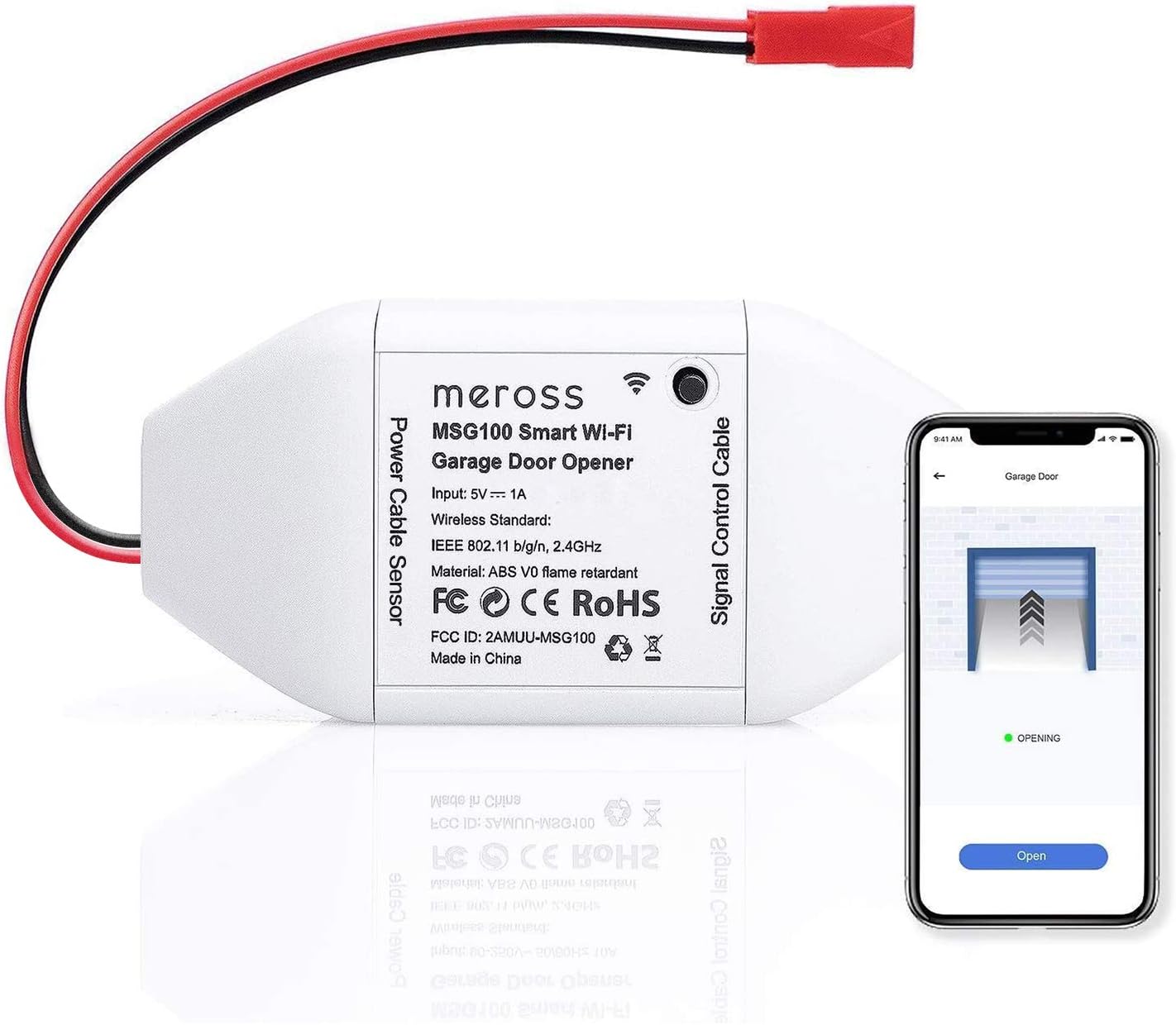 meross Smart WiFi Garage Door Opener Remote