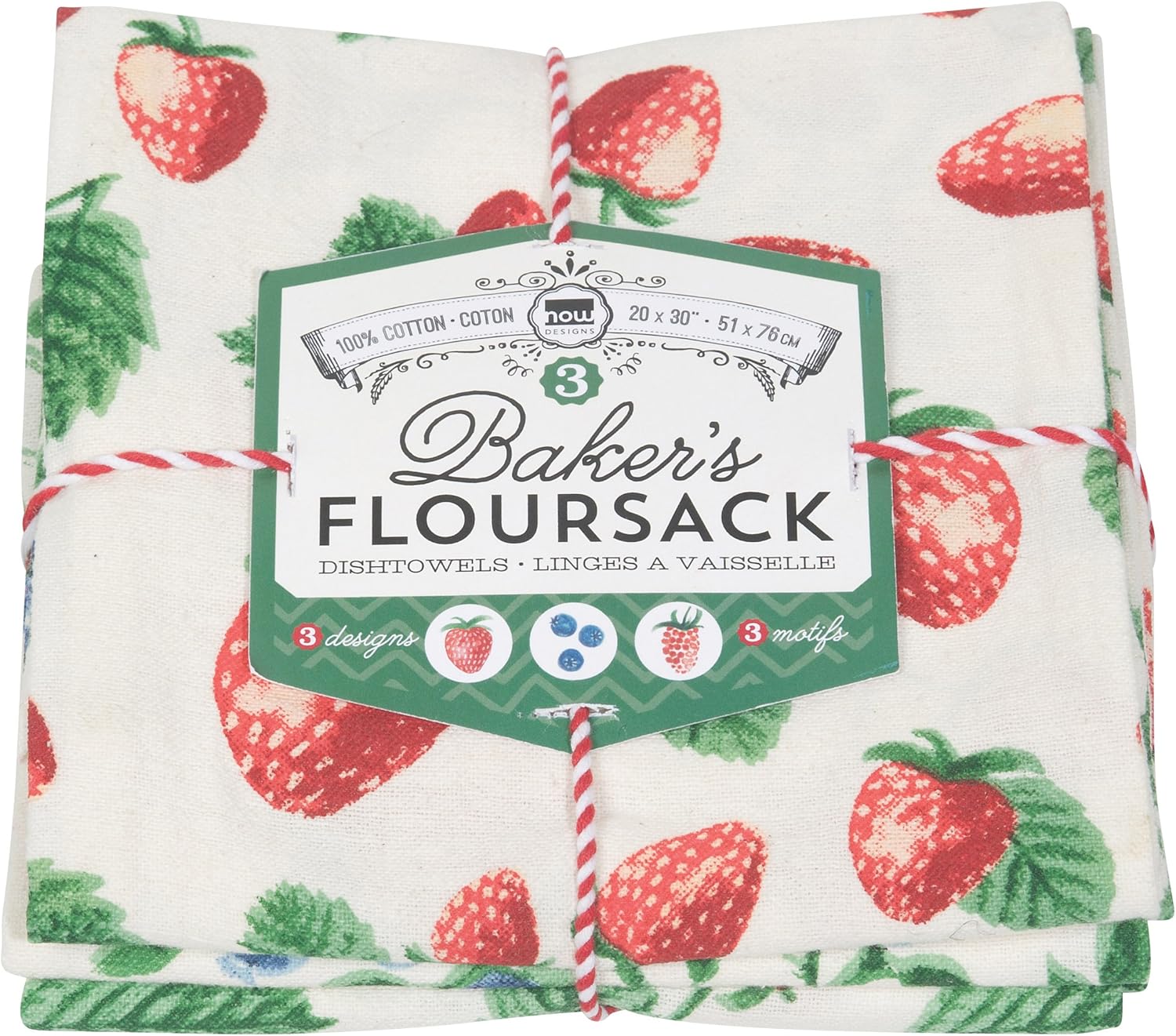 Berry Patch Cotton Floursack Kitchen Dish Towels