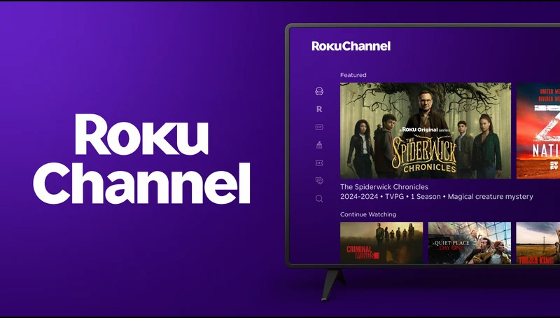 promotional image for the Roku Channel