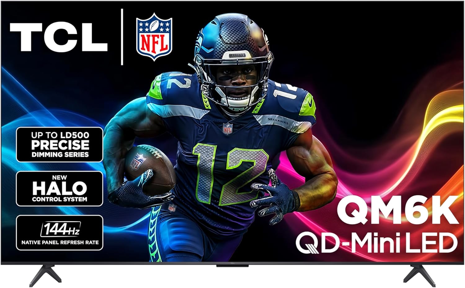 TCL 55-Inch QM6K QLED 4K Smart LED TV with Google